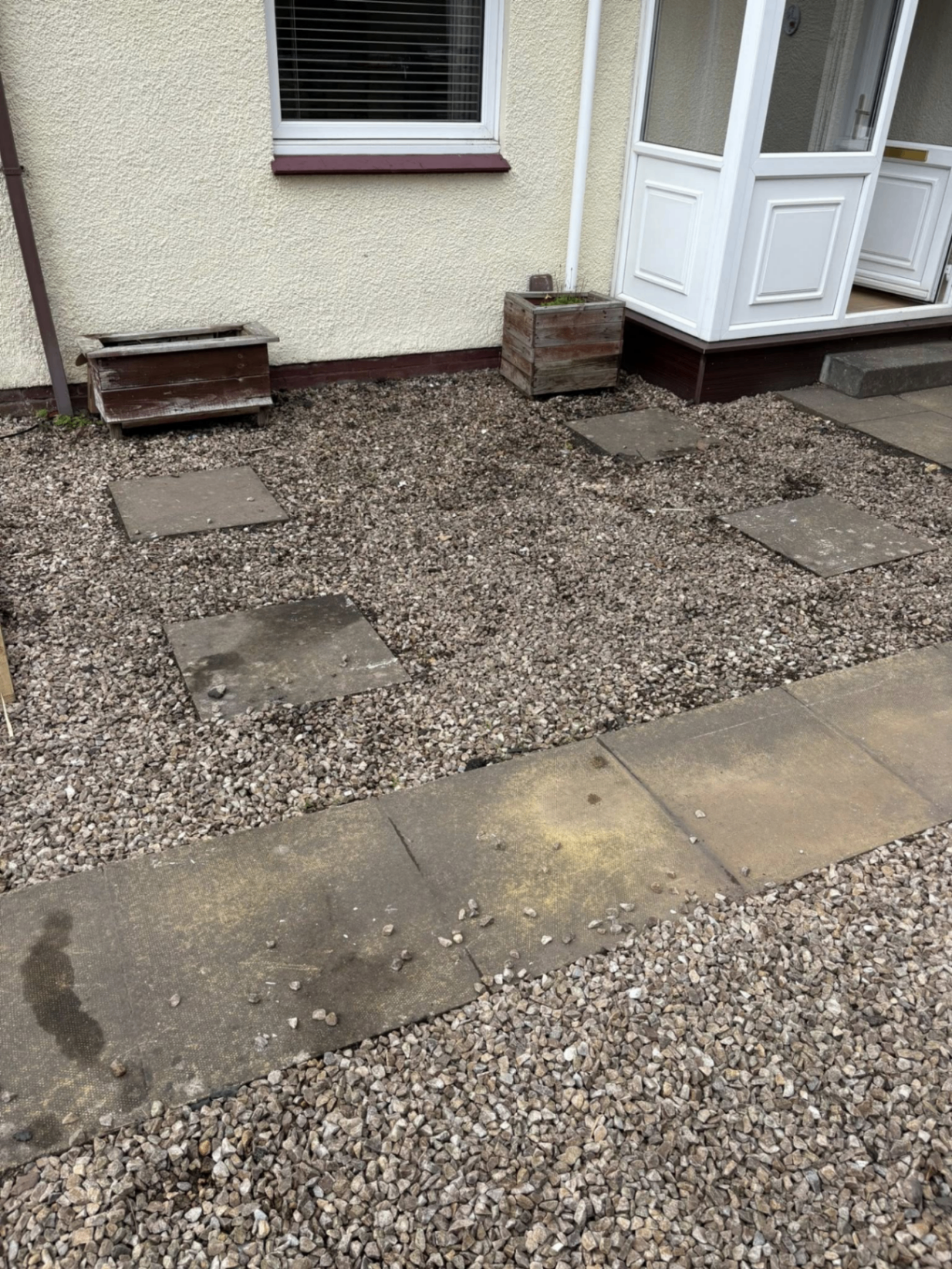 After professional rubbish removal - Residential Garden Clearance completed in Glasgow