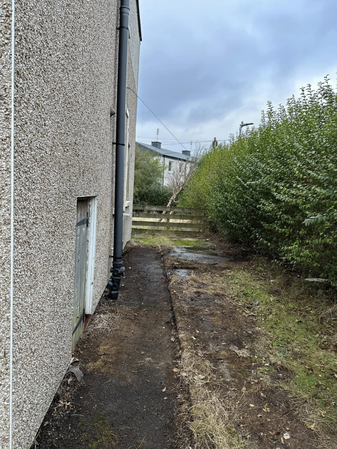 After professional rubbish removal - Side Garden Clearance completed in Glasgow