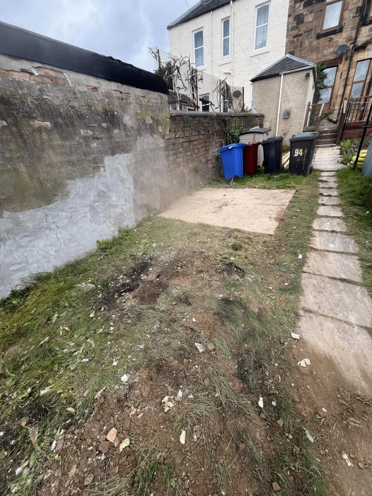 After professional rubbish removal - Outdoor Waste Removal completed in Glasgow